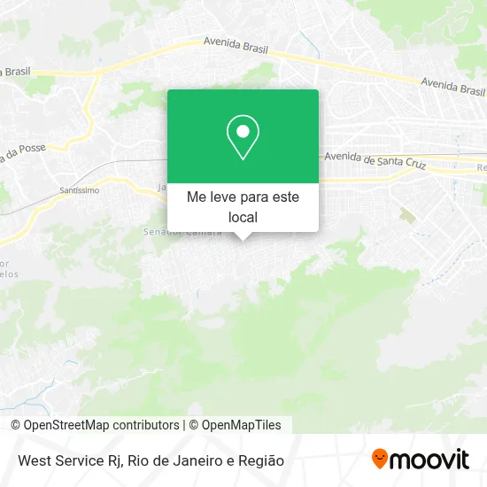 West Service Rj mapa