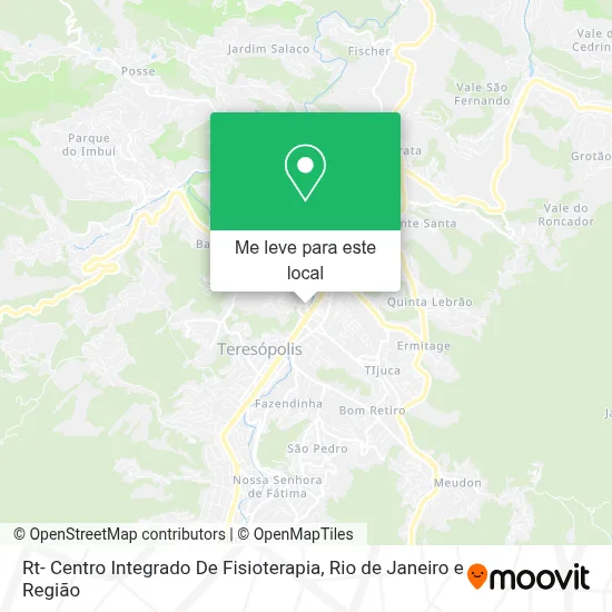 Rt- Centro Integrado De Fisioterapia mapa