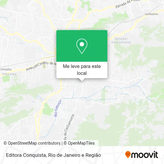 Editora Conquista mapa
