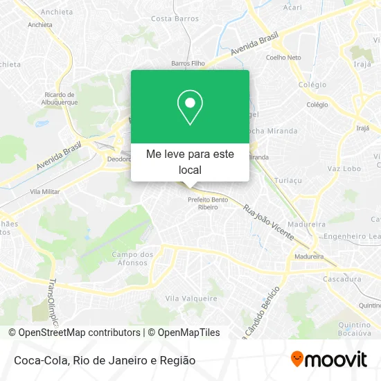 Coca-Cola mapa