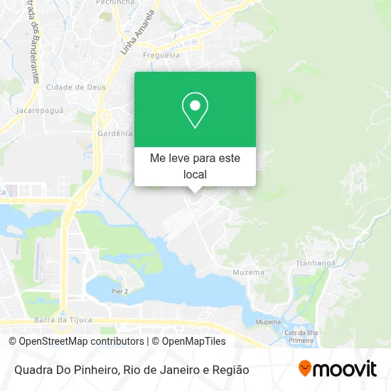 Quadra Do Pinheiro mapa