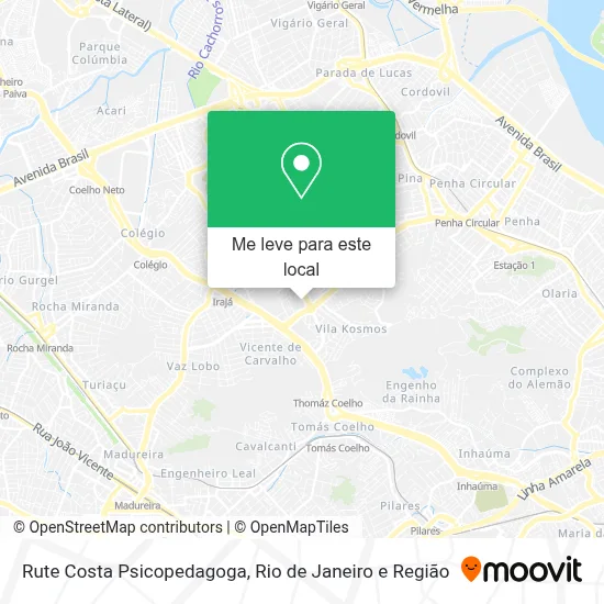 Rute Costa Psicopedagoga mapa