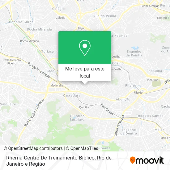 Rhema Centro De Treinamento Biblico mapa