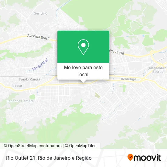 Rio Outlet 21 mapa