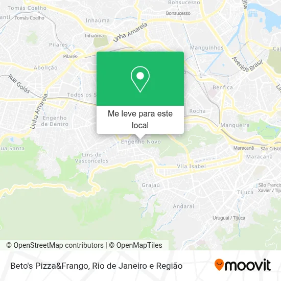 Beto's Pizza&Frango mapa
