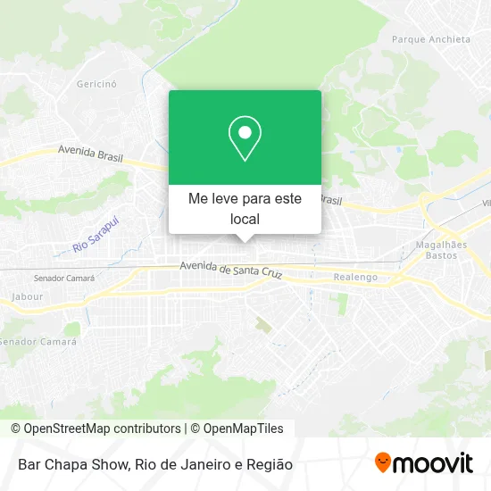Bar Chapa Show mapa