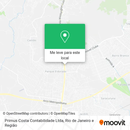 Primus Costa Contabilidade Ltda mapa