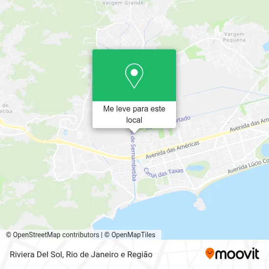 Riviera Del Sol mapa