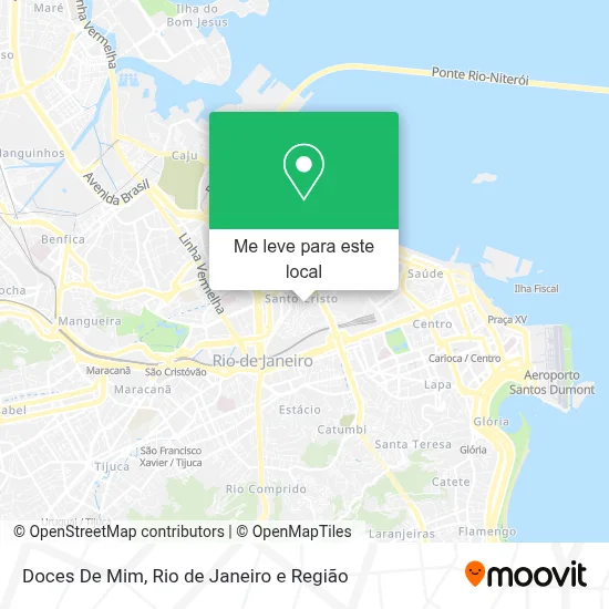 Doces De Mim mapa