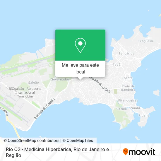 Rio O2 - Medicina Hiperbárica mapa