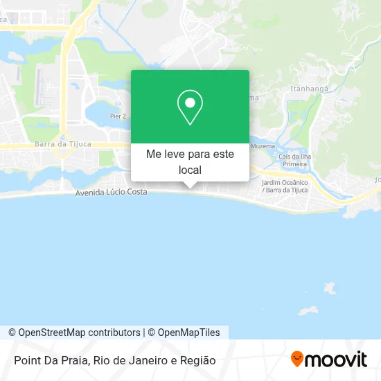 Point Da Praia mapa