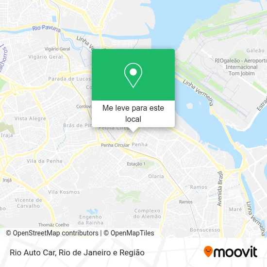 Rio Auto Car mapa