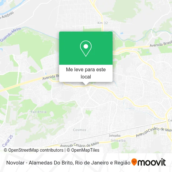 Novolar - Alamedas Do Brito mapa