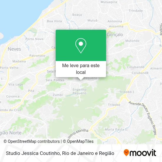 Studio Jessica Coutinho mapa