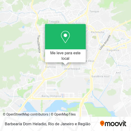 Barbearia Dom Heladio mapa