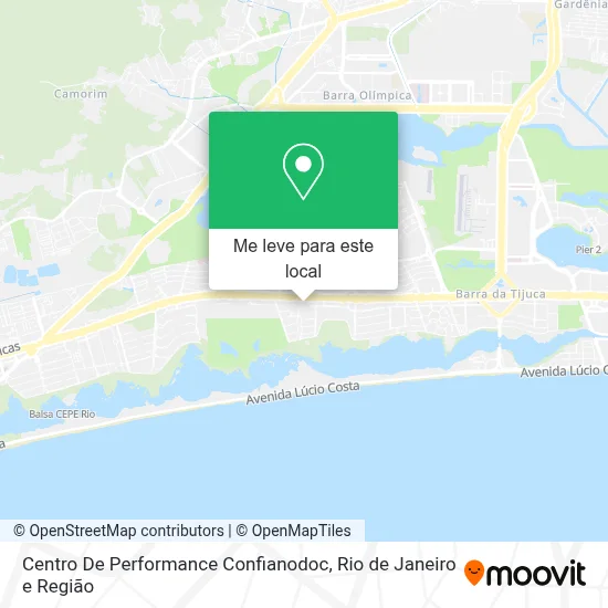 Centro De Performance Confianodoc mapa