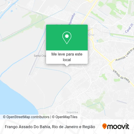 Frango Assado Do Bahia mapa