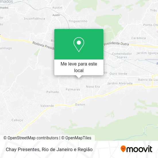 Chay Presentes mapa
