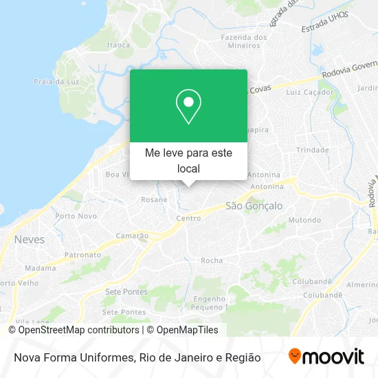 Nova Forma Uniformes mapa