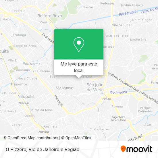 O Pizzero mapa