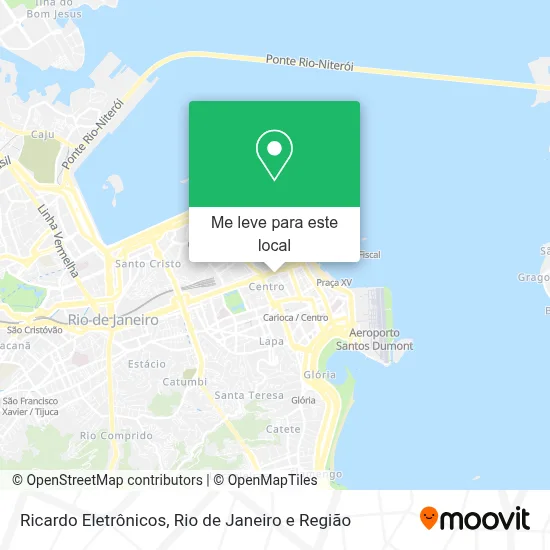 Ricardo Eletrônicos mapa