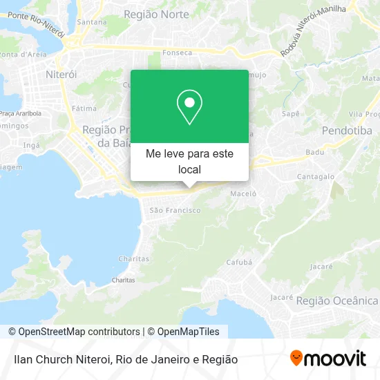 Ilan Church Niteroi mapa
