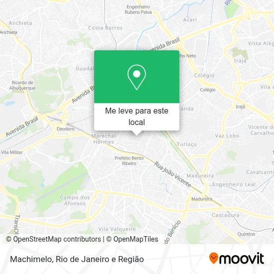 Machimelo mapa