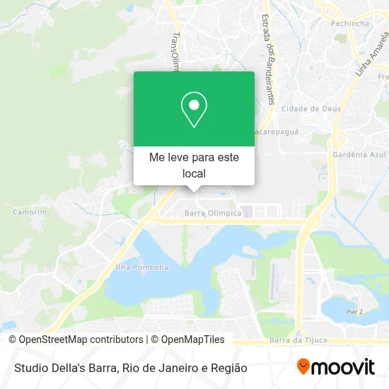 Studio Della's Barra mapa