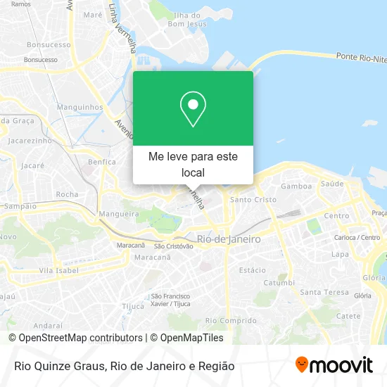 Rio Quinze Graus mapa
