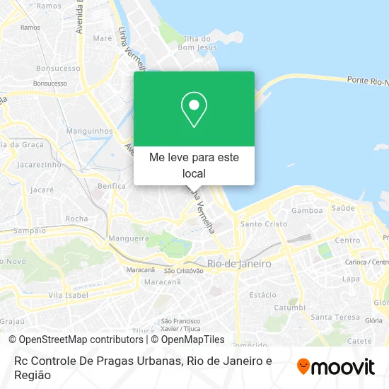 Rc Controle De Pragas Urbanas mapa