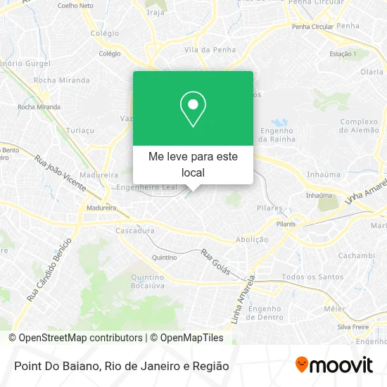Point Do Baiano mapa