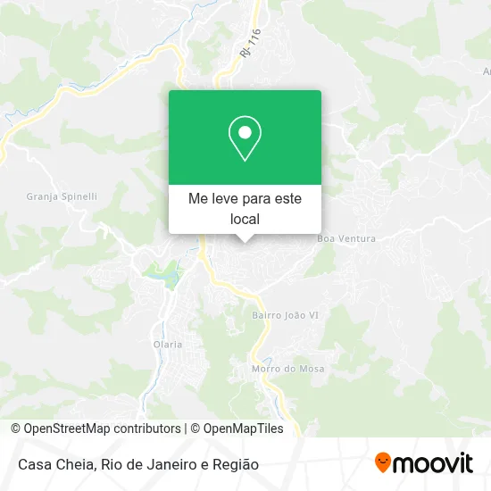 Casa Cheia mapa