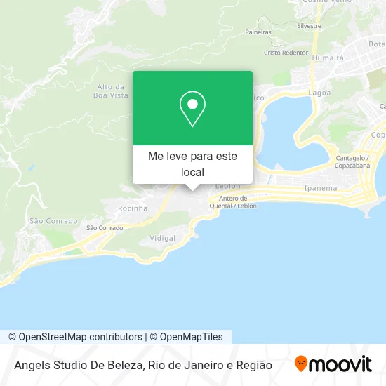 Angels Studio De Beleza mapa