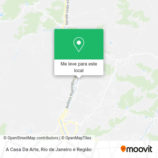 A Casa Da Arte mapa
