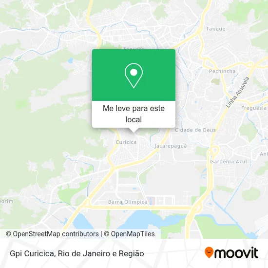 Gpi Curicica mapa