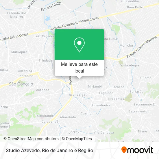Studio Azevedo mapa