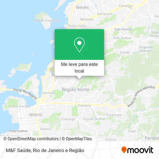 M&F Saúde mapa