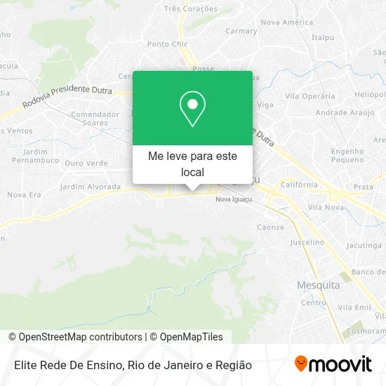 Elite Rede De Ensino mapa