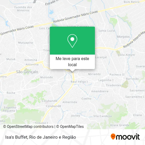 Isa's Buffet mapa