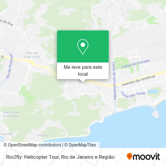 Rio2fly: Helicopter Tour mapa