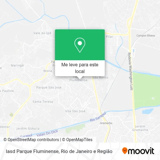 Iasd Parque Fluminense mapa