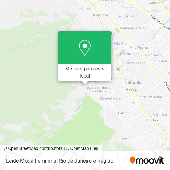 Leide Moda Feminina mapa