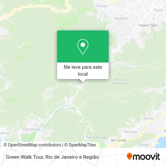 Green Walk Tour mapa