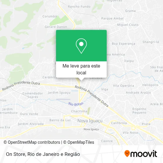 On Store mapa