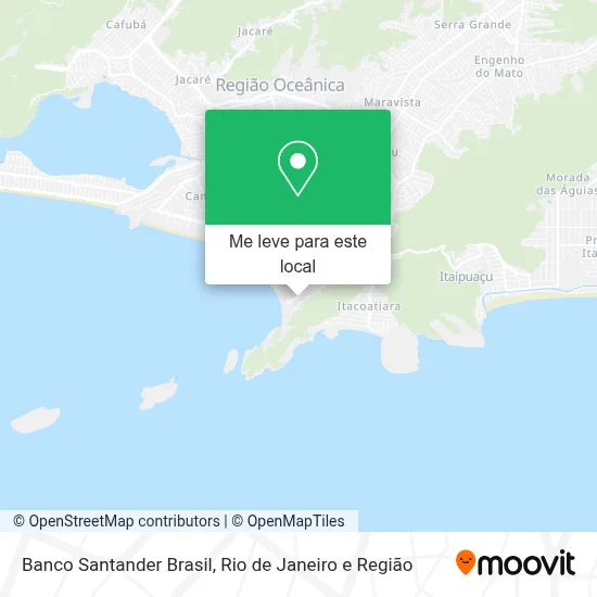 Banco Santander Brasil mapa