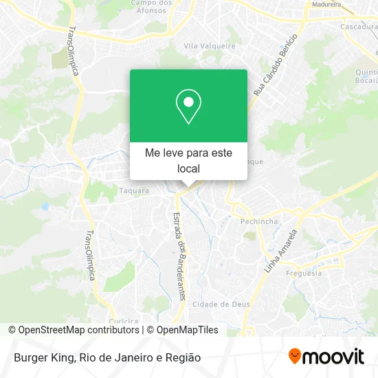 Burger King mapa