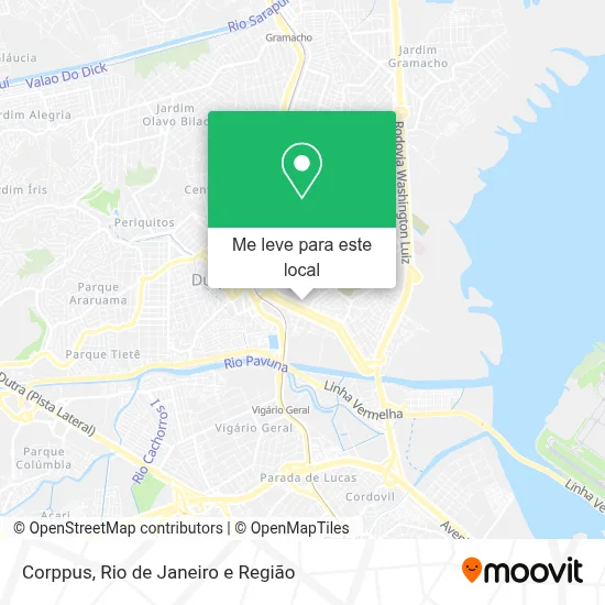 Corppus mapa