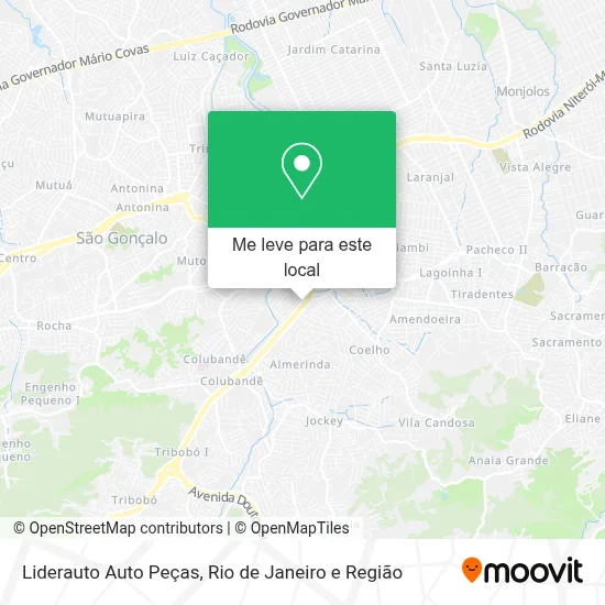 Liderauto Auto Peças mapa