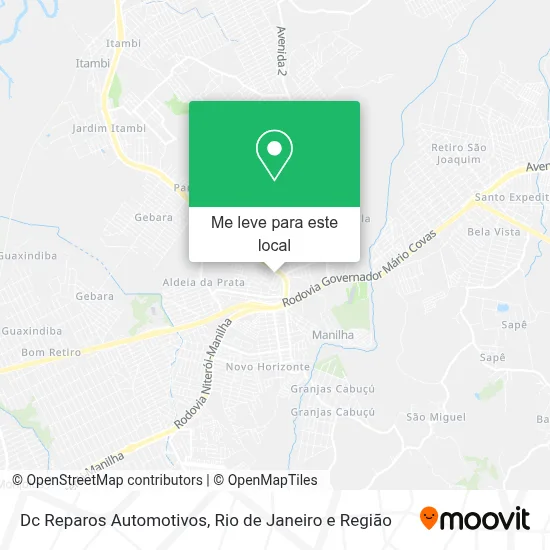 Dc Reparos Automotivos mapa