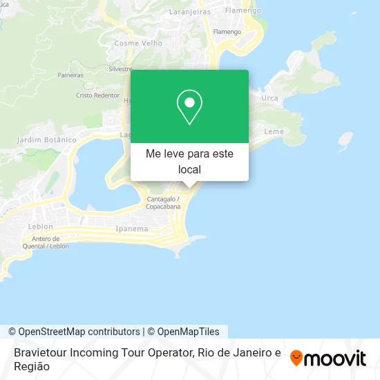 Bravietour Incoming Tour Operator mapa